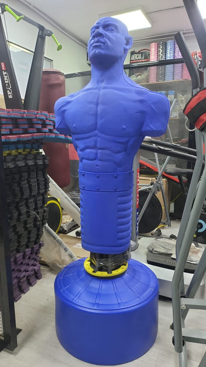 دمية ملاكمة ستاند (قائمة بذاتها) - مجسم إنسان للتدريب الواقعي على الملاكمة والفنون القتالية - قاعدة ثابتة للجيم المنزلي في مصر