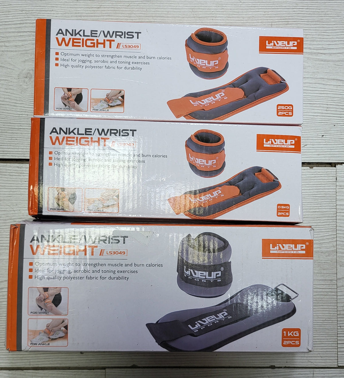 Live Up Ankle & Wrist Weights| Premium Soft Wearable Weights for Toning, Strength Training, Walking & Home Workouts | Secure, Comfortable Fit for Men & Women