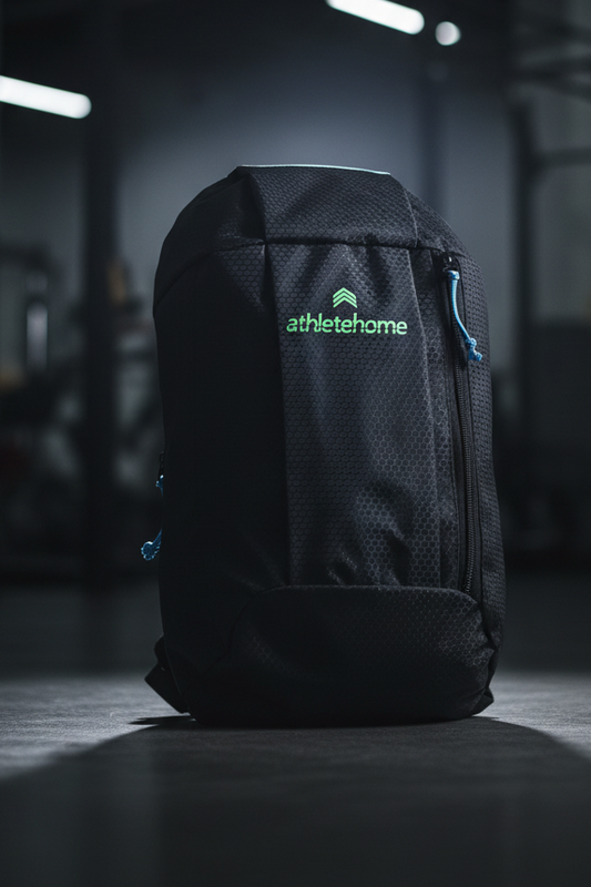 شنطة ظهر رياضية Performance من Athlete Home - شنطة جيم خفيفة ومضغوطة بحزام واحد من قماش "ريبستوب" فائق المتانة بنقشة خلية النحل، مثالية للتمرين والجري والاستخدام اليومي في القاهرة