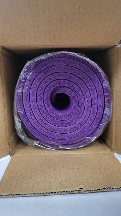 Pro-works 10 Mm  Premium Thick Exercise Mat for Yoga, Pilates & Fitness - High-Density Non-Slip Foam for Superior Joint Support & Comfort - Durable Workout Mat for Home & Gym