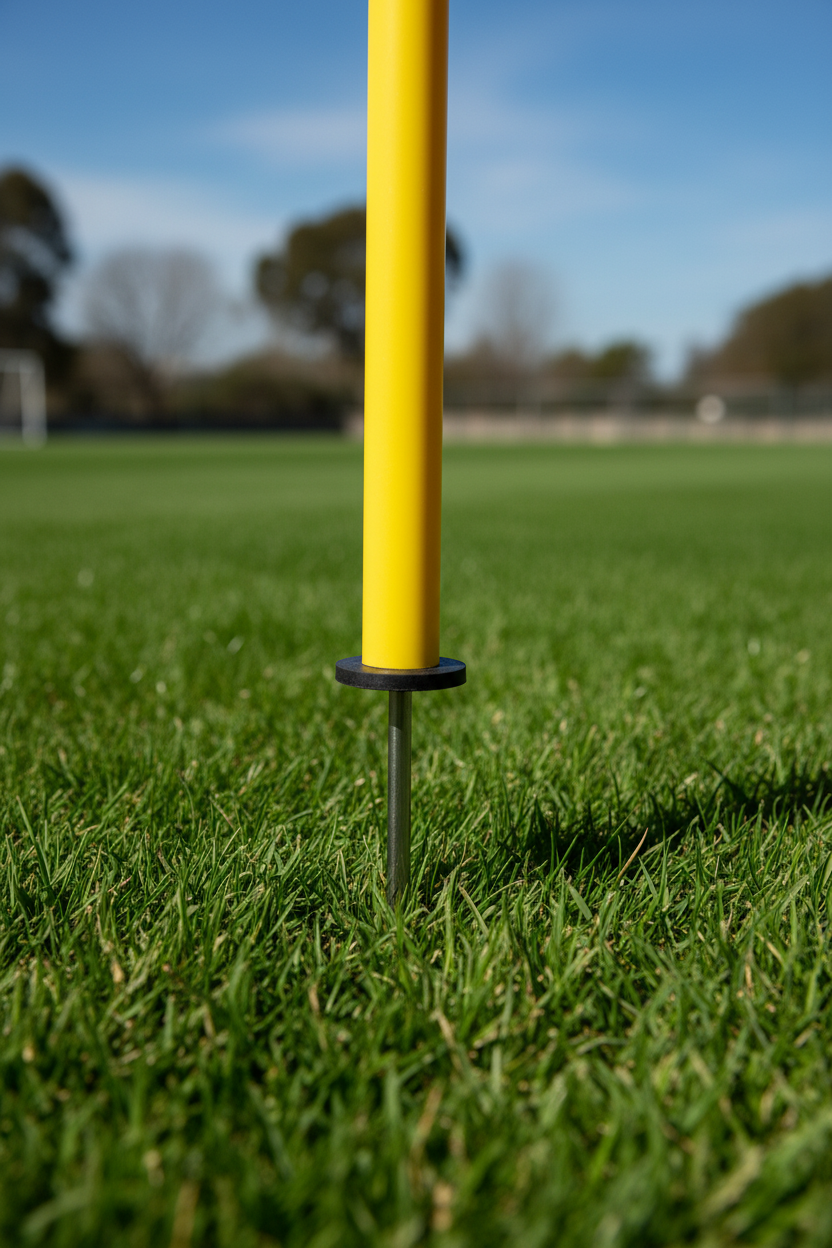 Athlete Home Professional High-Visibility Field Marker Spike | Durable Ground Marker for Track & Field, Discus, Javelin, and Outdoor Agility Drills