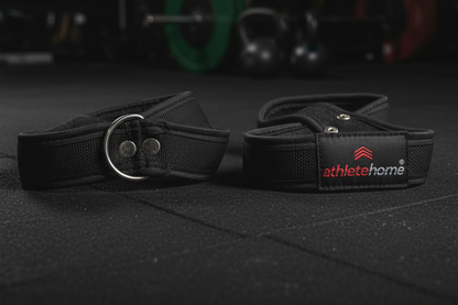 Athlete Home Pro-Grade Padded Lifting Straps - Heavy-Duty Wrist Support for Deadlifts, Rows & Weightlifting - Enhance Your Grip, Prevent Fatigue & Maximize Lifts