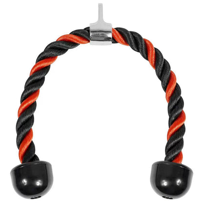 حبل ترابيس وبايسبس سميك احترافي من اتليت هوم – حبل سحب الكابل (Tricep Rope) شديد التحمل لتمارين الجيم والمنزل بأطراف مطاطية آمنة