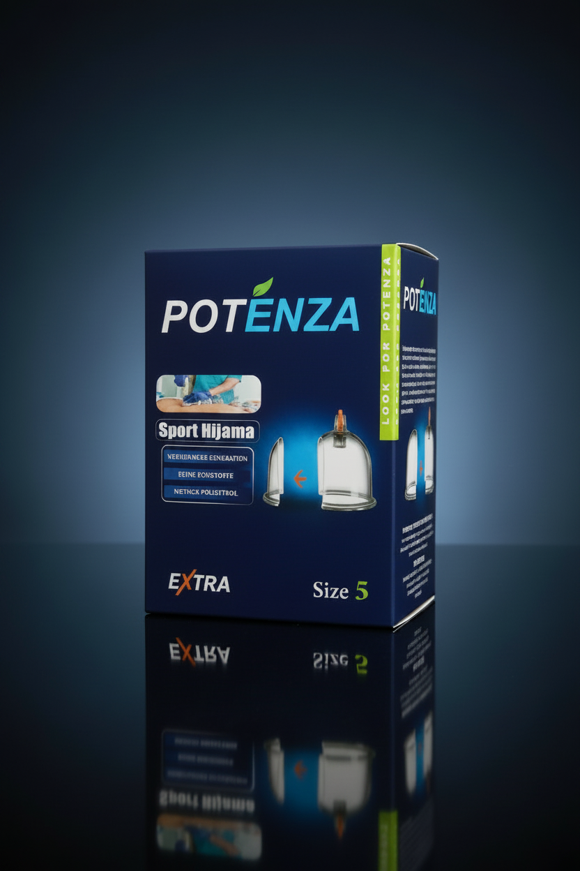 Potenza | Potenza Sport Hijama Cupping Therapy Set  – Premium Athlete Muscle Recovery & Pain Relief Cups