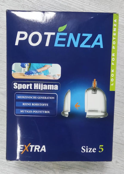 Potenza | Potenza Sport Hijama Cupping Therapy Set  – Premium Athlete Muscle Recovery & Pain Relief Cups