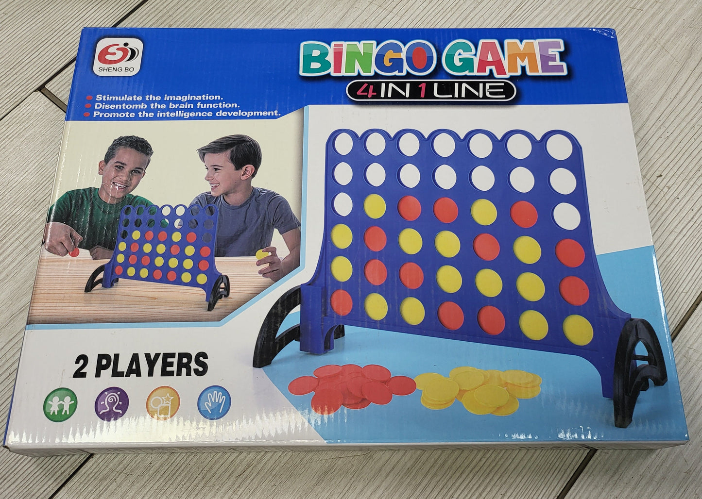 Connect 4 - 2 Players - 23.5 X 32.5 X 12.8 Cm