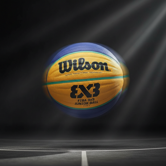 Wilson FIBA 3x3 Junior Basketball  | Wave Triple Threat Technology for Superior Grip | Official Ball for Outdoor 3x3 Courts in Egypt