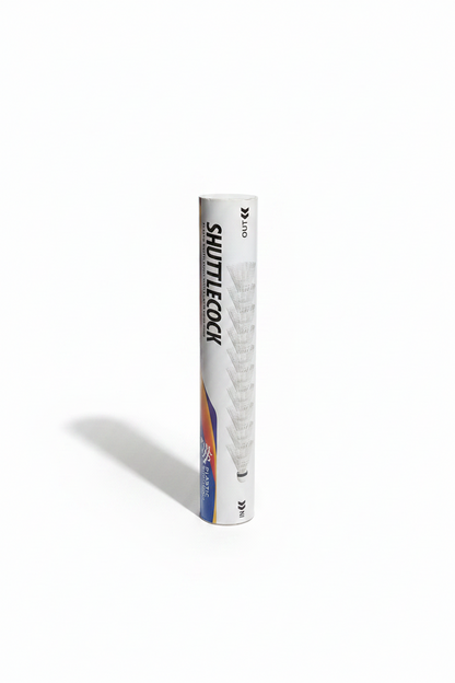 Athlete Home Premium Plastic Shuttlecocks Tube – High-Durability Badminton Nylon Shuttlecocks with 2-Layer Cork Head Base for Professional Training, Tournament Play, and Outdoor Fitness