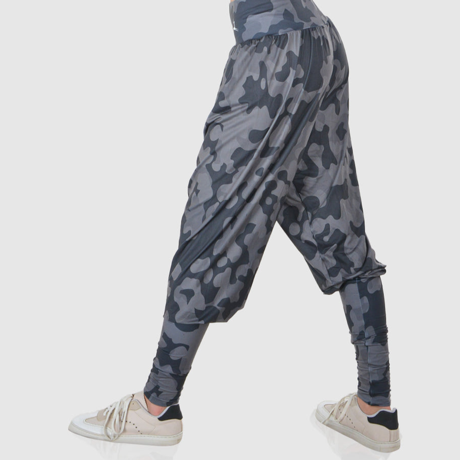 Camouflage Wide Leg Pants