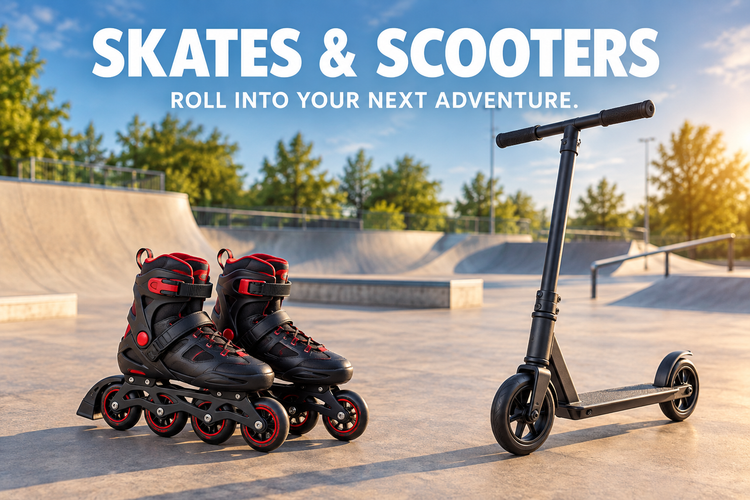 Skates and scooters video thumbnail