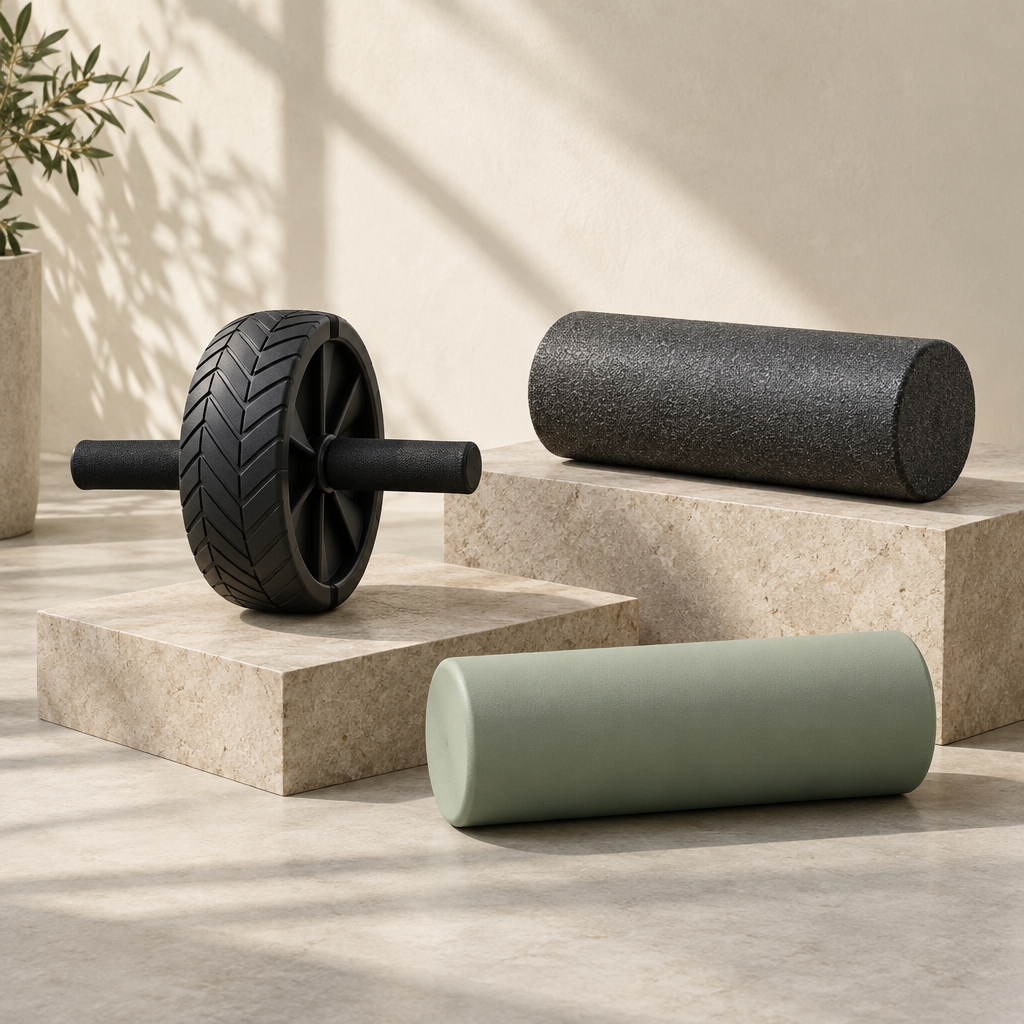 Wheel and Foam Roller image for Media with text